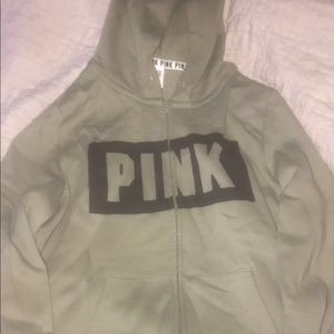Victoria’s Secret Pink hoodie.